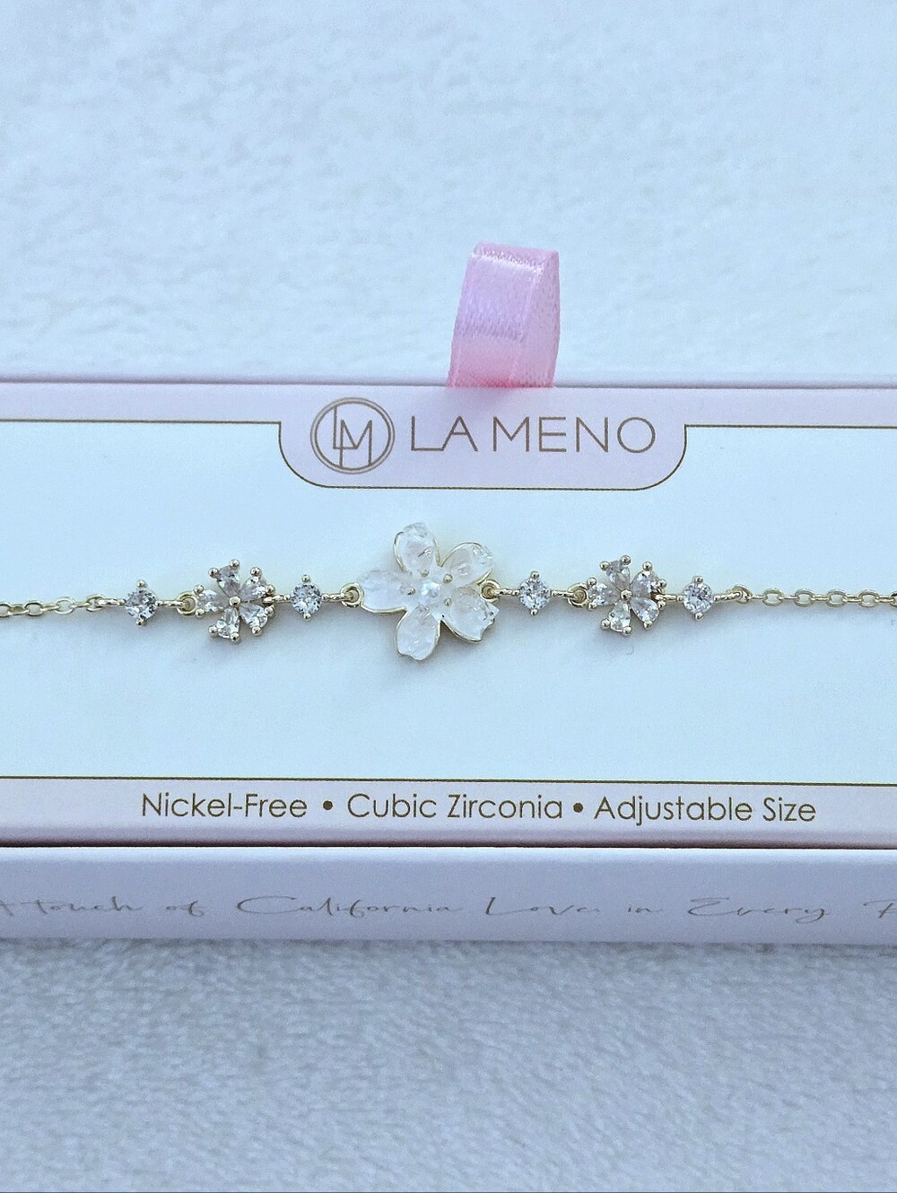 La Meno Druzy Flower🌸 Bracelet - NIB - Picture 15 of 16